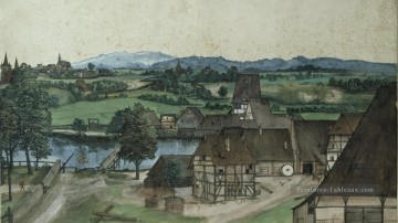 Moulin à eau de fil à eau Albrecht Dürer Peinture à l'huile